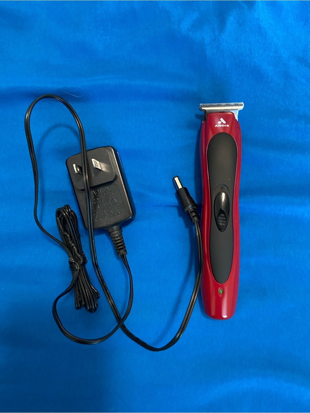 Andis Red and Black Corded Men's Trimmer